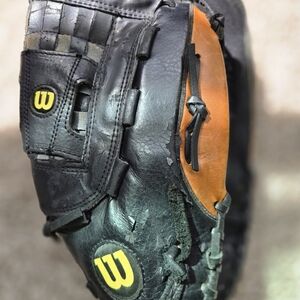 Wilson Black and Brown Baseball Glove